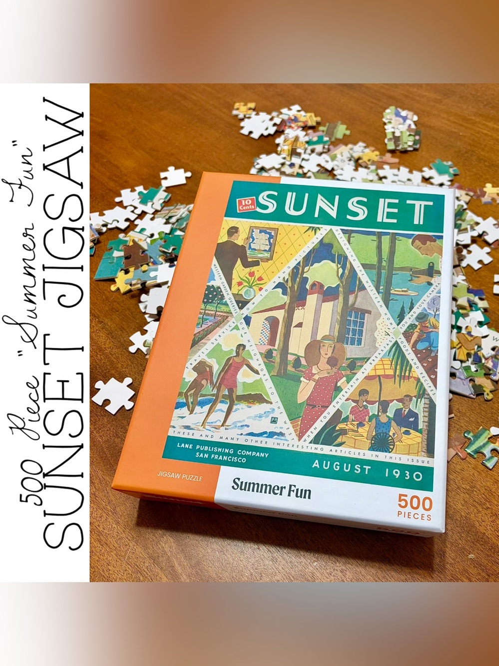 Sunset “Summer Fun” 500 Piece Jigsaw Puzzle